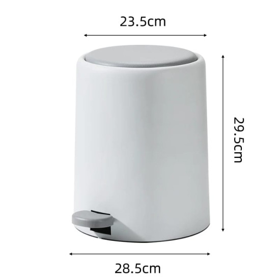 Plastic Trash Can 8 Liter